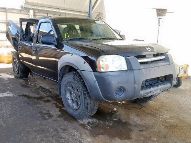 1N6ED27T82C373503 - 2002 NISSAN FRONTIER C BLACK photo 1