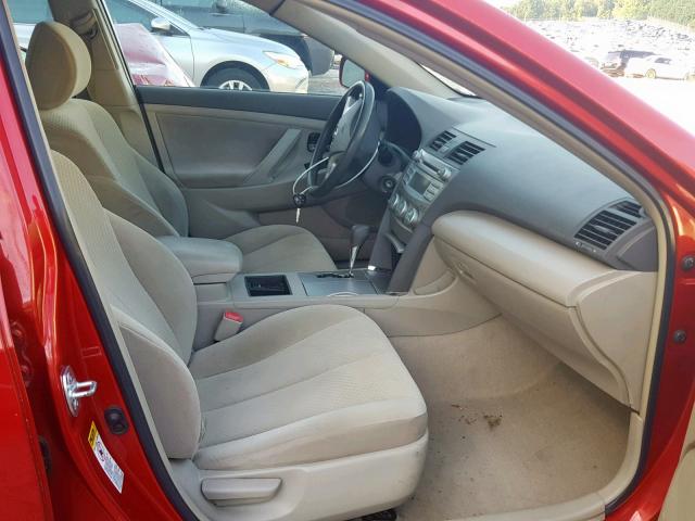 4T1BE46K57U043578 - 2007 TOYOTA CAMRY NEW RED photo 5