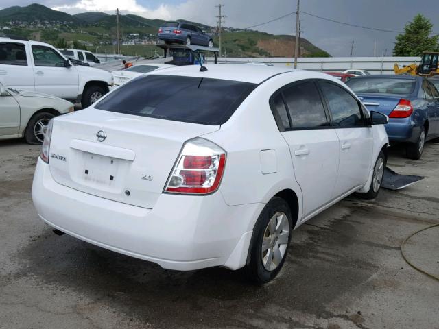 3N1AB61E57L693241 - 2007 NISSAN SENTRA 2.0 WHITE photo 4