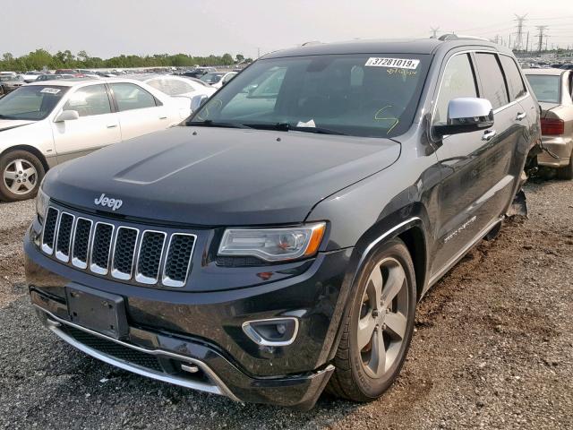 1C4RJFCT6EC364166 - 2014 JEEP GRAND CHER BLACK photo 2