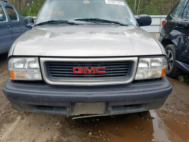 1GTCS195918172557 - 2001 GMC SONOMA SILVER photo 9