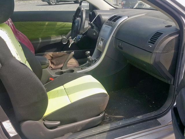 JTKDE167070161576 - 2007 TOYOTA SCION TC ვერცხლისფერი ფოტო 5