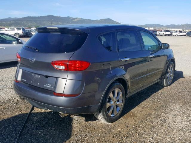 4S4WX85D574408024 - 2007 SUBARU B9 TRIBECA GRAY photo 4