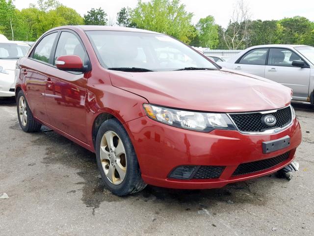 KNAFU4A28A5141194 - 2010 KIA FORTE EX RED photo 1