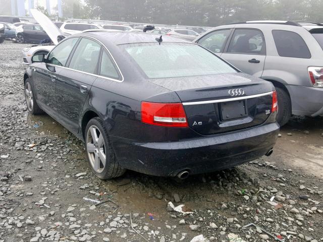 WAUDH74F88N142190 - 2008 AUDI A6 3.2 QUA BLACK photo 3