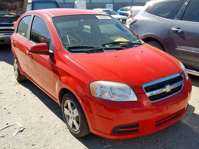 KL1TD5DEXAB110149 - 2010 CHEVROLET AVEO LS RED photo 1