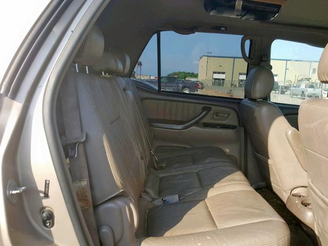 5TDZT38A25S248235 - 2005 TOYOTA SEQUOIA LI GOLD photo 6