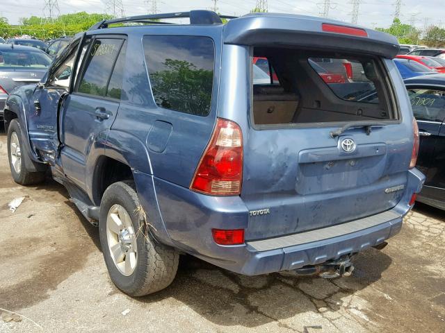 JTEBT17R050055836 - 2005 TOYOTA 4RUNNER LI BLUE photo 3