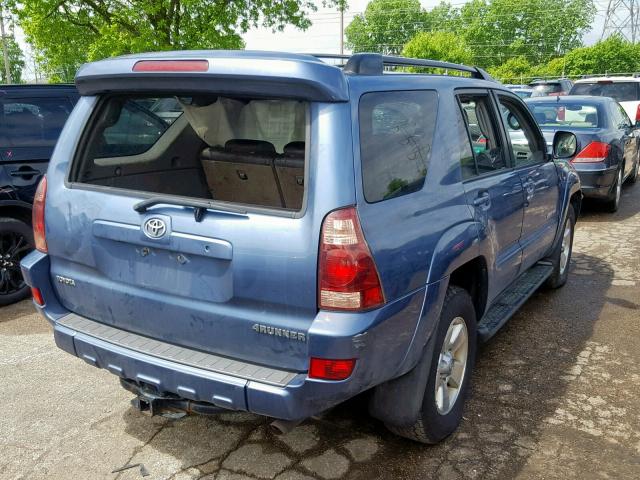 JTEBT17R050055836 - 2005 TOYOTA 4RUNNER LI BLUE photo 4