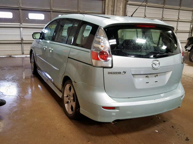 JM1CR29L960129049 - 2006 MAZDA 5 SILVER photo 3