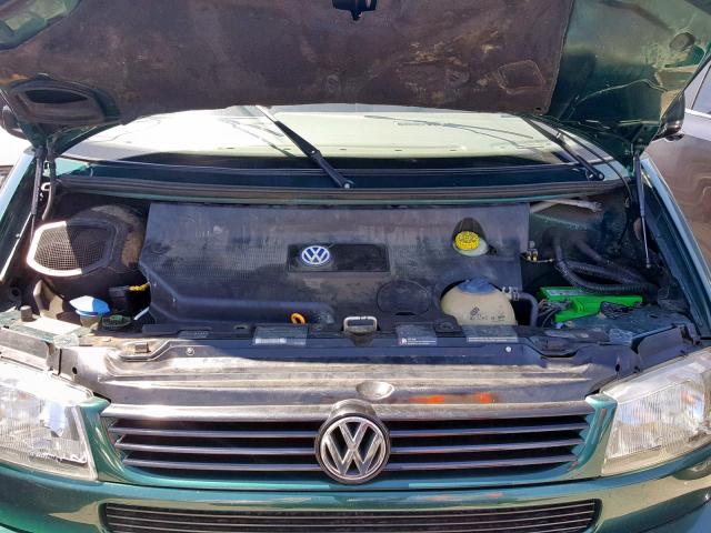 WV2KB47001H138304 - 2001 VOLKSWAGEN EUROVAN GL GREEN photo 7