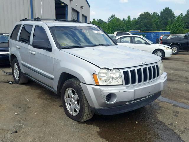 1J8HS48P87C532989 - 2007 JEEP GRAND CHER SILVER photo 1