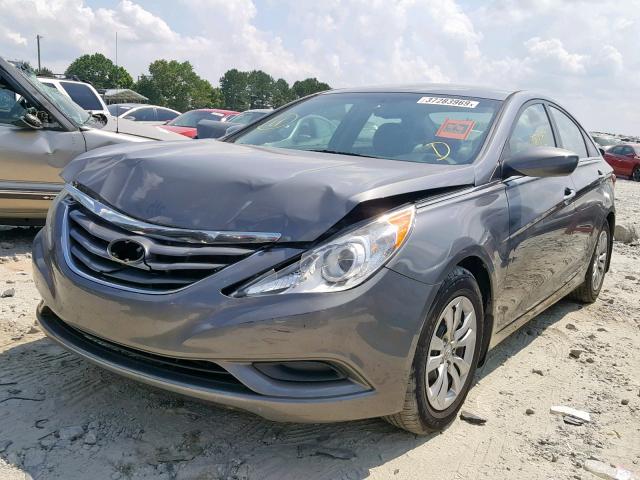 5NPEB4AC2DH548655 - 2013 HYUNDAI SONATA GLS SILVER photo 2