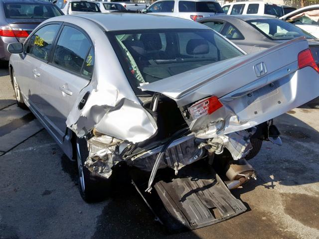 2HGFA15689H338296 - 2009 HONDA CIVIC LX-S Gümüş foto 3