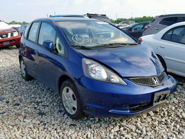 JHMGE8G31DC066591 - 2013 HONDA FIT BLUE photo 1