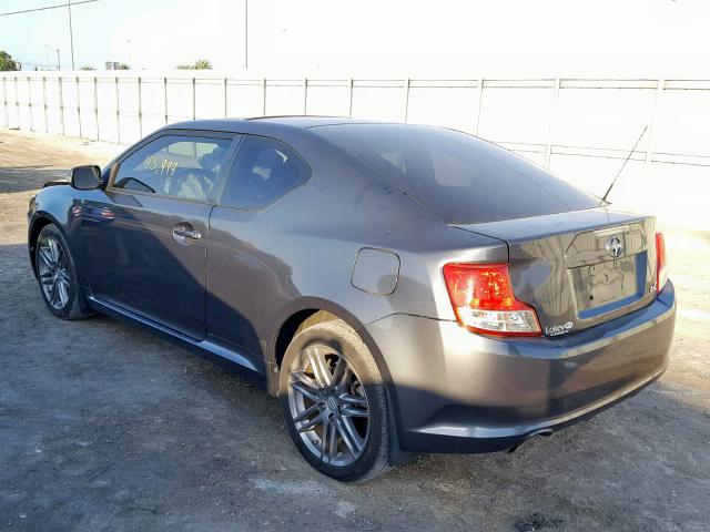 JTKJF5C7XD3062737 - 2013 TOYOTA SCION TC ნაცრისფერი ფოტო 3