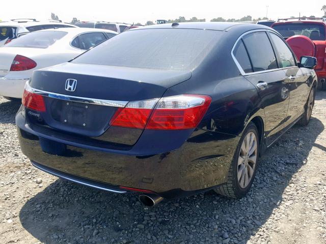 1HGCR2F83DA148589 - 2013 HONDA ACCORD EXL BLACK photo 4