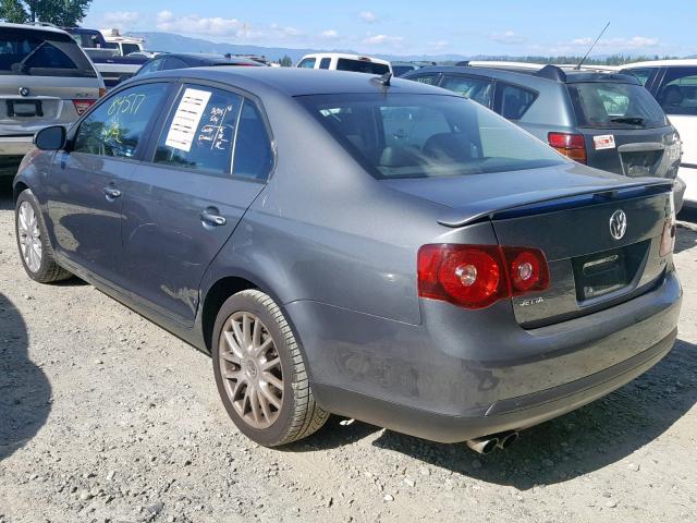 3VWRJ71K08M170393 - 2008 VOLKSWAGEN JETTA WOLF GRAY photo 3