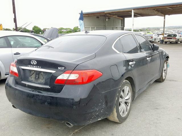 JN1BY1AP7DM512777 - 2013 INFINITI M37 BLACK photo 4