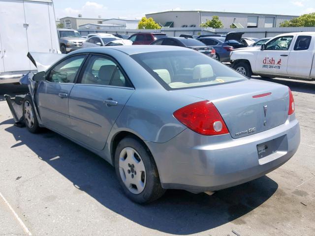 1G2ZF58B074217421 - 2007 PONTIAC G6 VALUE L BLUE photo 3