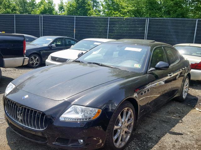 ZAMJK39A290044005 - 2009 MASERATI QUATTROPOR BLACK photo 2