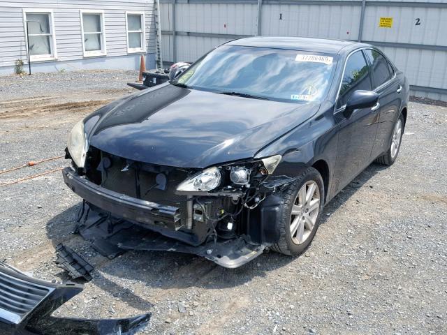 JTHBJ46G582227278 - 2008 LEXUS ES 350 BLACK photo 2