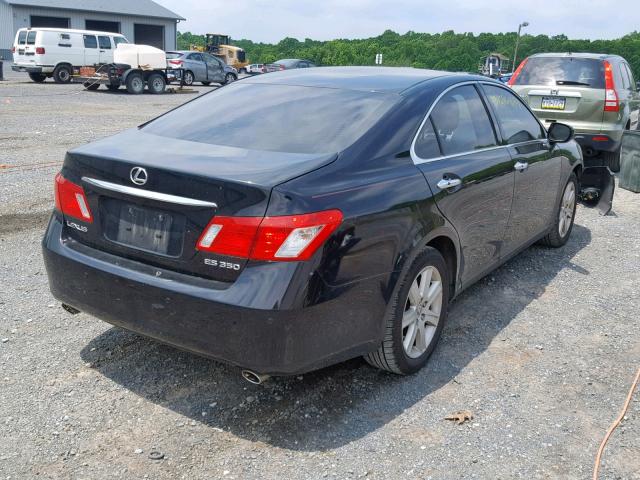 JTHBJ46G582227278 - 2008 LEXUS ES 350 BLACK photo 4