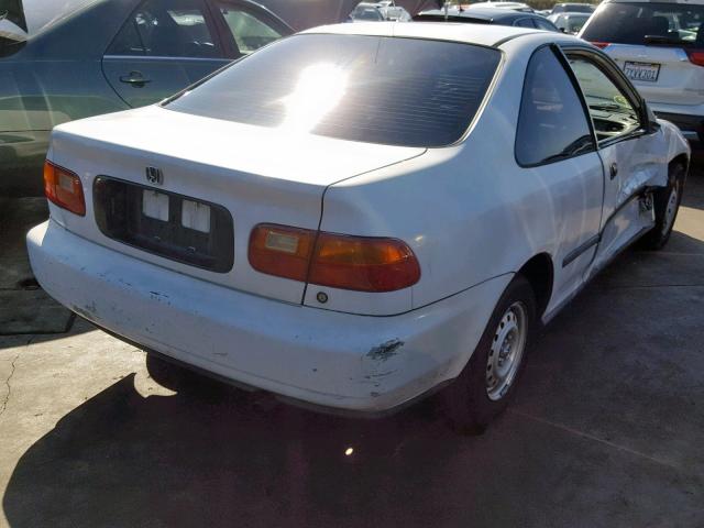 2HGEJ2220SH576295 - 1995 HONDA CIVIC DX WHITE photo 4