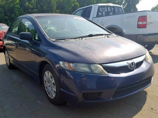 2HGFA1F3XAH506223 - 2010 HONDA CIVIC VP BLUE photo 1