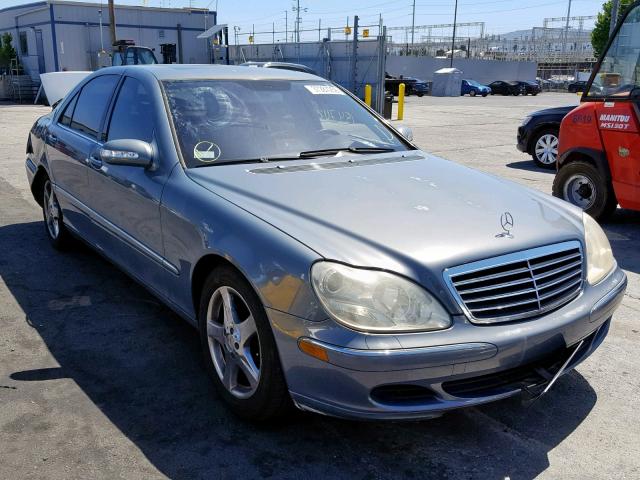 WDBNG75J24A426735 - 2004 MERCEDES-BENZ S 500 BLUE photo 1