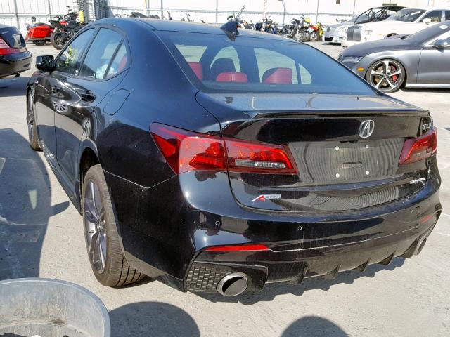 19UUB3F69JA004876 - 2018 ACURA TLX TECH+A BLACK photo 3