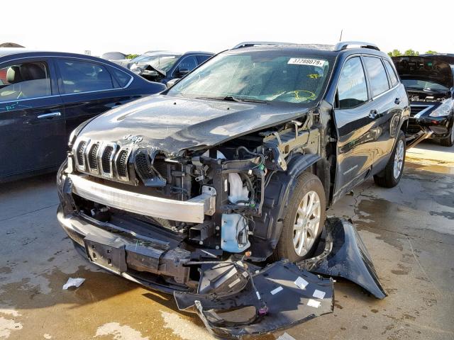 1C4PJMCS9GW155492 - 2016 JEEP CHEROKEE L BLACK photo 2