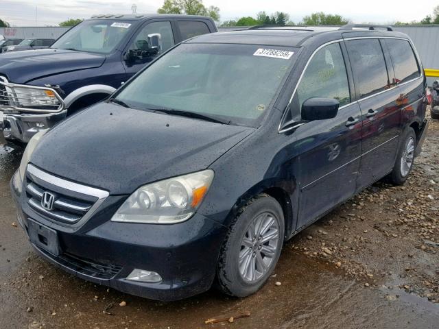 5FNRL38835B067520 - 2005 HONDA ODYSSEY TO BLUE photo 2