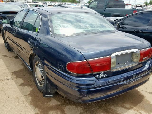 1G4HP52K53U228126 - 2003 BUICK LESABRE CU BLUE photo 3