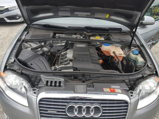 WAUDF78E36A215400 - 2006 AUDI A4 2.0T QU SILVER photo 7