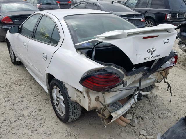 1G2NF52E34M586917 - 2004 PONTIAC GRAND AM S WHITE photo 3