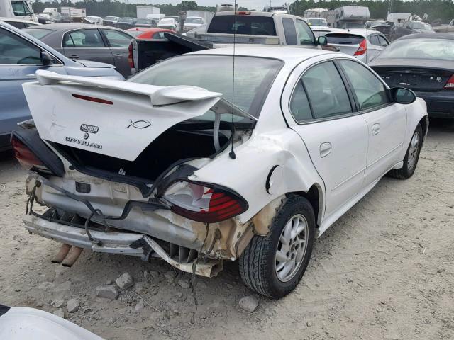 1G2NF52E34M586917 - 2004 PONTIAC GRAND AM S WHITE photo 4