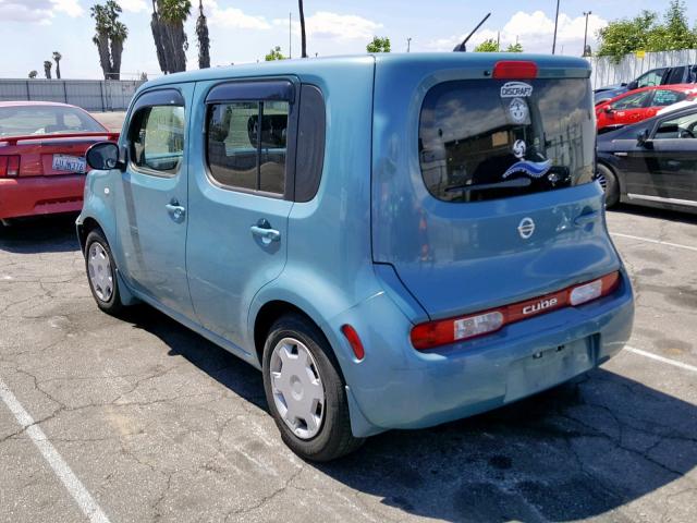 JN8AZ28R99T127614 - 2009 NISSAN CUBE BASE BLUE photo 3