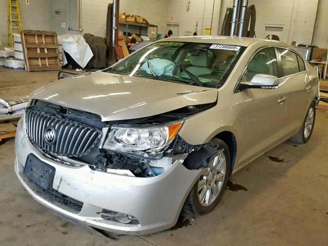 1G4GC5ER8DF306744 - 2013 BUICK LACROSSE TAN photo 2