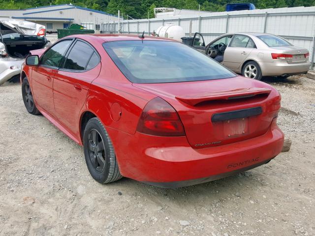 2G2WP552471173052 - 2007 PONTIAC GRAND PRIX RED photo 3