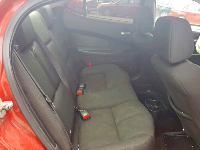 2G2WP552471173052 - 2007 PONTIAC GRAND PRIX RED photo 6