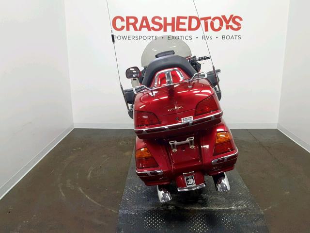 1HFSC47083A204613 - 2003 HONDA GL1800 RED photo 4