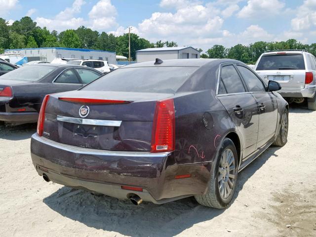 1G6DE5EGXA0119510 - 2010 CADILLAC CTS LUXURY PURPLE photo 4