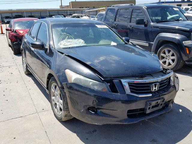 1HGCP36838A059283 - 2008 HONDA ACCORD EXL BLACK photo 1