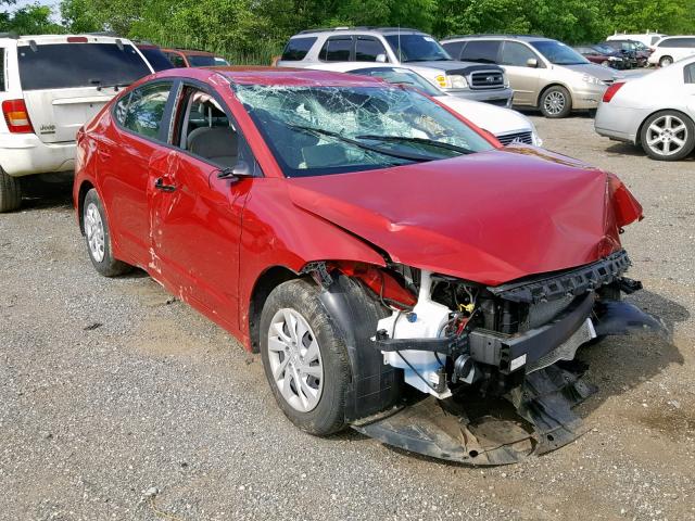 5NPD74LFXHH211922 - 2017 HYUNDAI ELANTRA SE RED photo 1