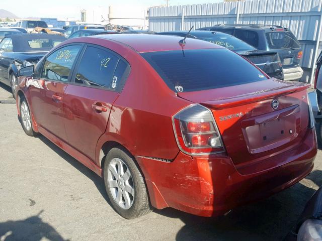 3N1AB6AP8AL724233 - 2010 NISSAN SENTRA 2.0 RED photo 3