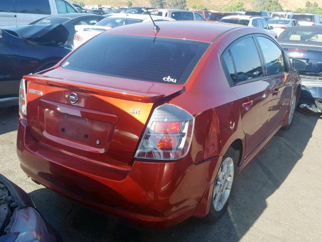 3N1AB6AP8AL724233 - 2010 NISSAN SENTRA 2.0 RED photo 4