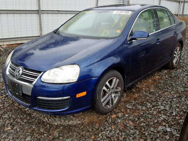 3VWSF71K56M702480 - 2006 VOLKSWAGEN JETTA 2.5 BLUE photo 2