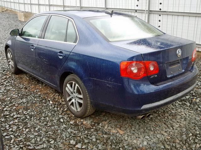 3VWSF71K56M702480 - 2006 VOLKSWAGEN JETTA 2.5 BLUE photo 3