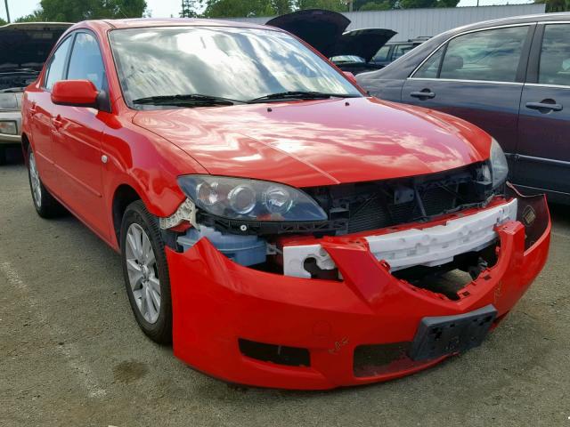 JM1BK32G871627323 - 2007 MAZDA 3 I RED photo 1